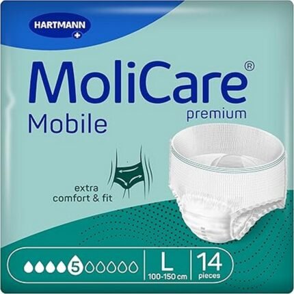 Prevents leaks-MoliCare Premium Mobile 5 Drops, Controls odours-MoliCare Premium Mobile 5 Drops, Ensures comfort-MoliCare Premium Mobile 5 Drops, Provides discreet wear-MoliCare Premium Mobile 5 Drops