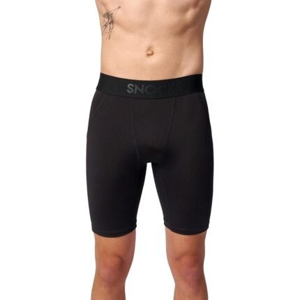 Men’s compression shorts with breathable recycled polyamide, flat seams, label-free, and ergonomic fit.