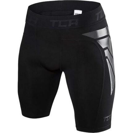 Men’s thermal compression shorts with carbon-infused fabric, breathable moisture-wicking design, and ergonomic fit.