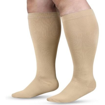 Poor circulation-Metal Clips Socks Circulation Plus Size Knee High Support Socks Men,Swelling reduction-Metal Clips Socks Circulation Plus Size Knee High Support Socks Men,Varicose vein prevention-Metal Clips Socks Circulation Plus Size Knee High Support Socks Men,Post-surgery recovery-Metal Clips Socks Circulation Plus Size Knee High Support Socks Men