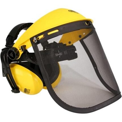 Face protection - Oregon Q515061 Mesh Visor and Ear Muff, Hearing protection - Oregon Q515061 Mesh Visor and Ear Muff, Adjustable fit - Oregon Q515061 Mesh Visor and Ear Muff, Comfortable wear - Oregon Q515061 Mesh Visor and Ear Muff