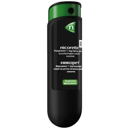 Smoking Cessation-Johnson & Johnson Nicorette Freshmint Spray, 1 mg,