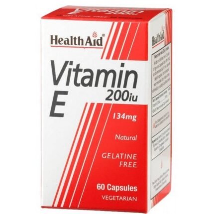 Support of the body's antioxidant protection — HealthAid Natural Vitamin E 200 IU,