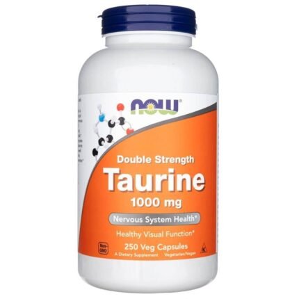 Increased nervous tension — Now Foods Double Strength Taurine 1000 mg,