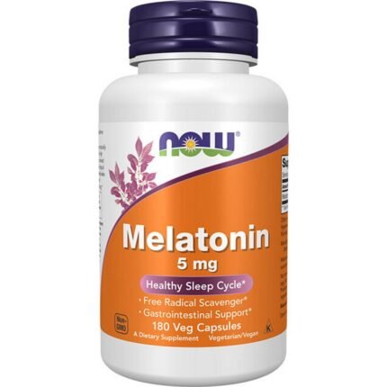 Difficulty falling asleep — Now Foods Melatonin 5 mg,