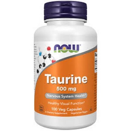 Increased nervous tension — Now Foods Taurine 500 mg,