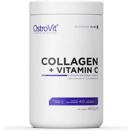 Support for skin elasticity, firmness and healthy appearance — OstroVit Collagen + Vitamin C, 400 g