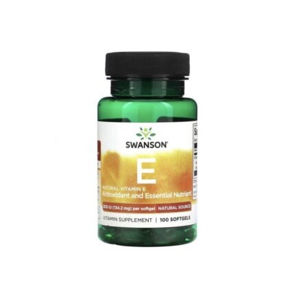 Support of the body's antioxidant protection — Swanson Natural Vitamin E 200 IU,