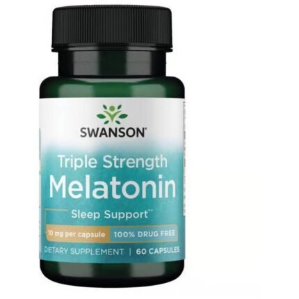 Difficulty falling asleep — Swanson Triple Strength Melatonin,